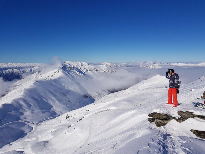 Ski trip scenery